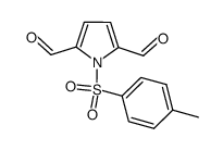 N-tosyl-2,5-diformylpyrrole Structure