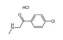 1-(4-chloro-phenyl)-2-methylamino-ethanone hydrochloride Structure