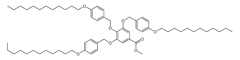 methyl 3,4,5-tris[(4-dodecoxyphenyl)methoxy]benzoate Structure