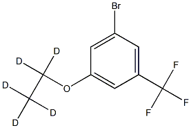 3-Trifluoromethyl-5-(ethoxy-d5)-bromobenzene结构式