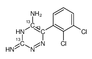 Lamotrigine-13C3结构式