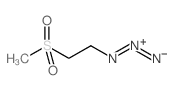 1-azido-2-(methylsulfonyl)ethane(SALTDATA: FREE)结构式