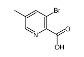 3-Bromo-5-methylpicolinic acid structure