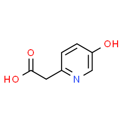 2-(5-羟基吡啶-2-基)乙酸结构式