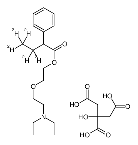 Butamirate-d5 citrate structure