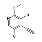 3,5-DICHLORO-2-METHOXYISONICOTINONITRILE Structure
