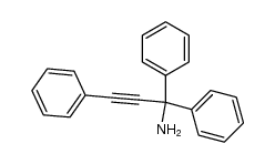 3-amino-1,3,3-triphenylpropyne Structure