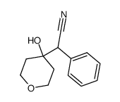 (4-hydroxytetrahydro-2H-pyran-4-yl)(phenyl)acetonitrile Structure