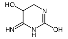 4-amino-5-hydroxy-5,6-dihydro-1H-pyrimidin-2-one结构式