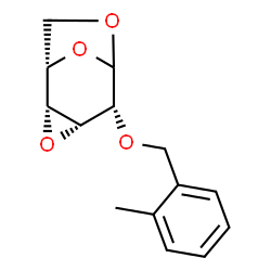 .beta.-Allopyranose, 1,6:3,4-dianhydro-2-O-(2-methylphenyl)methyl- Structure