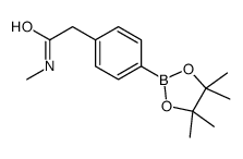 N-Methyl-2-(4-(4,4,5,5-tetramethyl-1,3,2-dioxaborolan-2-yl)phenyl)acetamide picture
