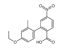 2-(4-ethoxy-2-methylphenyl)-4-nitrobenzoic acid结构式