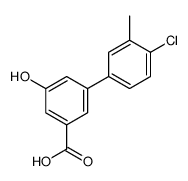 3-(4-chloro-3-methylphenyl)-5-hydroxybenzoic acid结构式