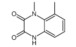 2,3-Quinoxalinedione,1,4-dihydro-1,8-dimethyl-(9CI)结构式