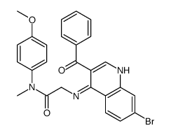 2-[(3-benzoyl-7-bromoquinolin-4-yl)amino]-N-(4-methoxyphenyl)-N-methylacetamide Structure