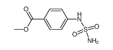 Benzoic acid, 4-[(aminosulfonyl)amino]-, methyl ester (9CI)结构式