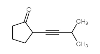 Cyclopentanone, 2-(3-methyl-1-butynyl)- (9CI) structure