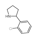 2-(2-Chlorophenyl)pyrrolidine Structure