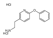 2-(6-phenoxypyridin-3-yl)ethanamine dihydrochloride structure