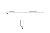 2-iodo-2-prop-1-ynylpropanedinitrile结构式