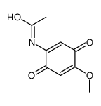 N-(4-methoxy-3,6-dioxocyclohexa-1,4-dien-1-yl)acetamide Structure