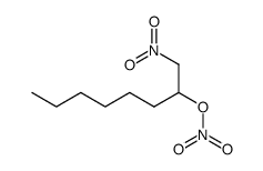 1-Nitro-2-octylnitrat Structure