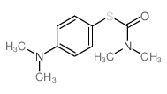 Carbamicacid, dimethylthio-, S-[p-(dimethylamino)phenyl] ester (8CI)结构式