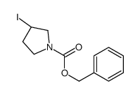 benzyl (3S)-3-iodopyrrolidine-1-carboxylate结构式