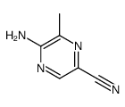 5-amino-6-methylpyrazine-2-carbonitrile Structure