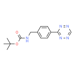 Tert-butyl 4-(1,2,4,5-tetrazin-3-yl)benzenemethanamine Structure