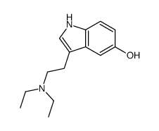 3-[2-(Diethylamino)ethyl]-1H-indol-5-ol结构式