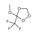 3-methoxy-3-(trifluoromethyl)-1,2,4-trioxolane结构式