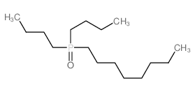 Phosphine oxide,dibutyloctyl- Structure