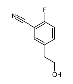 2-fluoro-5-(2-hydroxyethyl)benzonitrile Structure