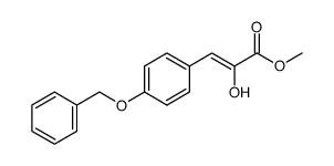 methyl 3-(4-benzyloxyphenyl)-2-hydroxyacrylate Structure