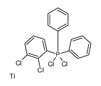 dichloro-(2,3-dichlorophenyl)-diphenyl-λ5-phosphane,titanium结构式