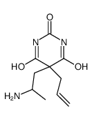 5-(2-aminopropyl)-5-prop-2-enyl-1,3-diazinane-2,4,6-trione Structure