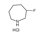 1H-氮杂,3-氟六氢,盐酸盐结构式
