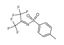 N-tosylhexafluoroacetone imine Structure