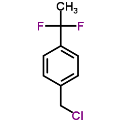 1-(Chloromethyl)-4-(1,1-difluoroethyl)benzene Structure