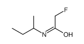 N-butan-2-yl-2-fluoroacetamide结构式