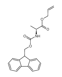 (2S)-N-[(fluoren-9-yl)methoxycarbonyl]alanine prop-2-enyl ester Structure
