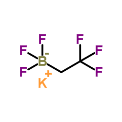 Potassium trifluoro(2,2,2-trifluoroethyl)borate Structure