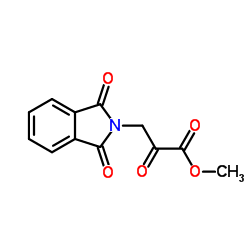Methyl 3-(1,3-dioxo-1,3-dihydro-2H-isoindol-2-yl)-2-oxopropanoate结构式