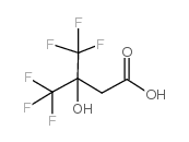 3,3-bis(trifluoromethyl)-3-hydroxypropionic acid structure