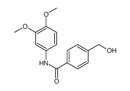 N-(3,4-Dimethoxyphenyl)-4-(hydroxymethyl)benzamide结构式