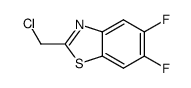 5,6-difluorobenzothiazol-2-ylmethyl chloride Structure