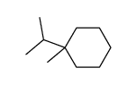 1-isopropyl-1-methylcyclohexane Structure