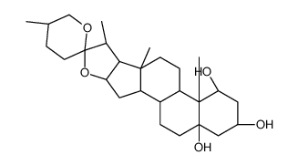 (25S)-5β-Spirostane-1β,3β,5-triol Structure