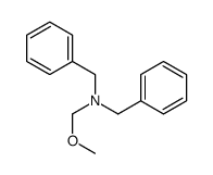 N-benzyl-N-(methoxymethyl)-1-phenylmethanamine Structure